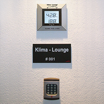 Klima-LOunge Bedienung