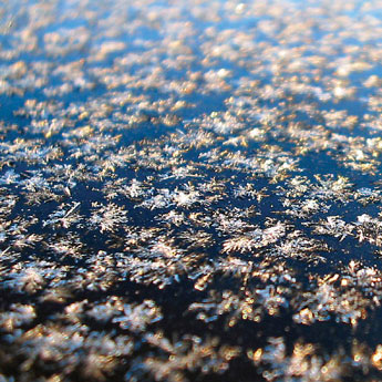 Frost auf Auto